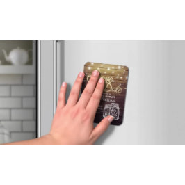 Íman Salve A Data Rústica Da Madeira Mason Jar String L