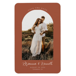 Íman Salve a Data Terracotta com Foto em Arch