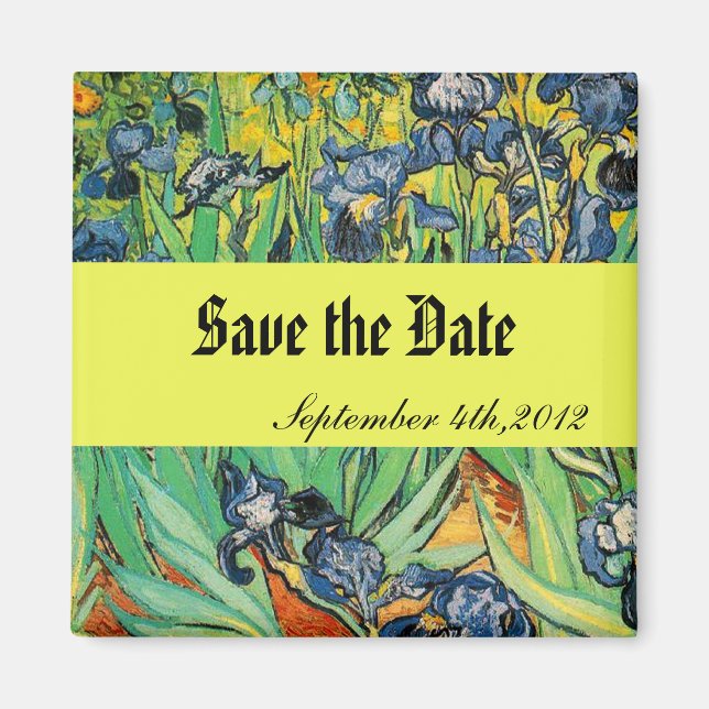 Íman Salve a Data, Vincent van Gogh, Íris (Frente)