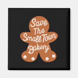 Íman Salve a Pequena Cidade Natal Kery Gingerbread Chri