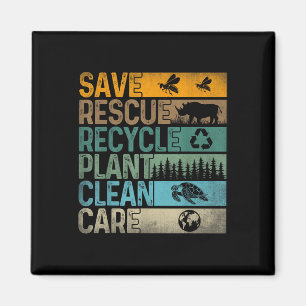 Íman Salve Abelhas Salvando Animais Reciclares Plástico