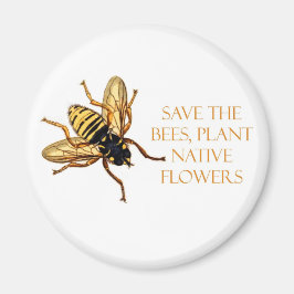 Íman Salve as Abelhas Plante Flores Nativas