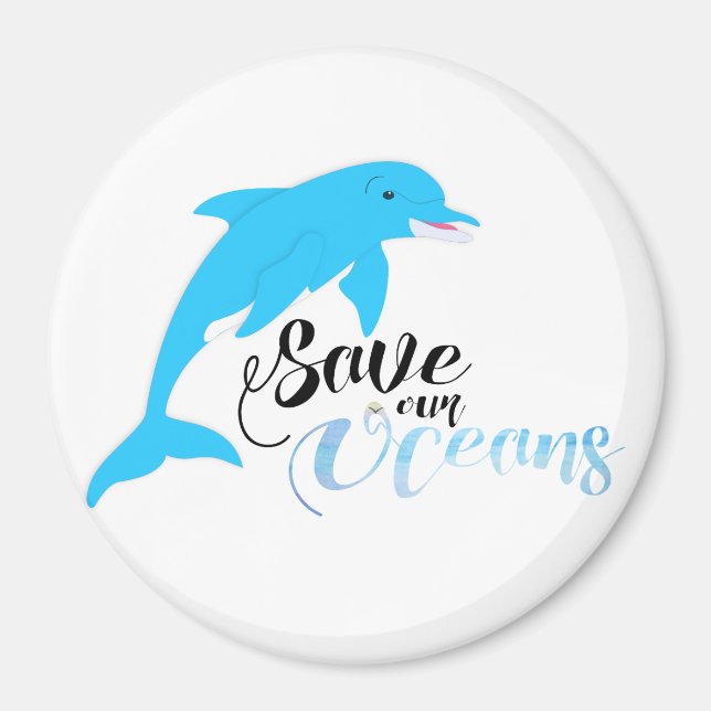 Íman Salve nossos oceanos (Frente)