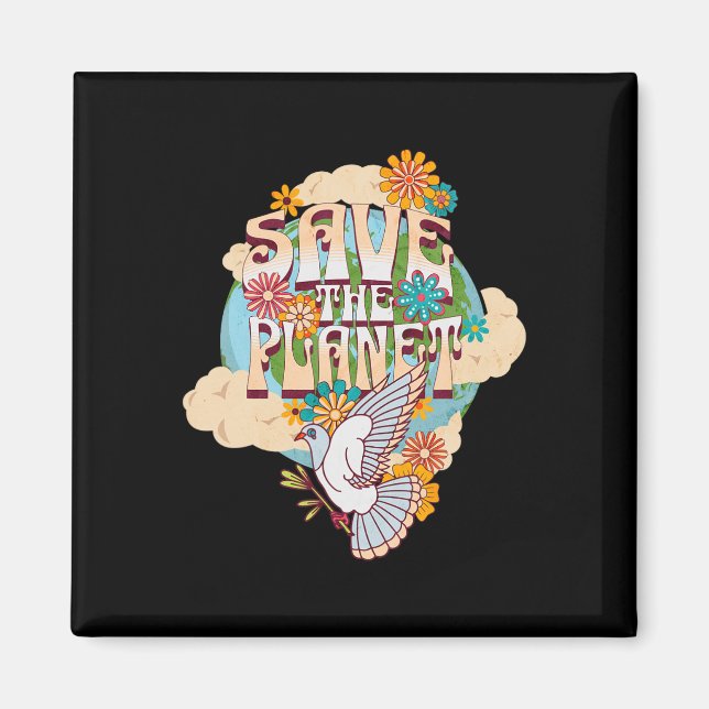 Íman Salve O Ambiente De Mudanças Climáticas Do Dia Da  (Frente)