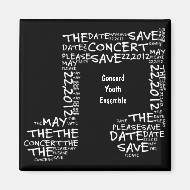 Íman Salve o concerto de data (Frente)