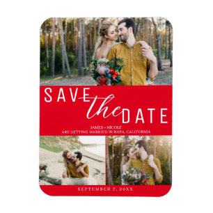 Íman Salve o Dia Vermelho de Casamento 3 Fotos