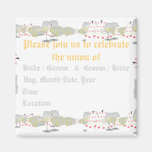 Íman Salve o ímã de casamento (Montagem de casamento)