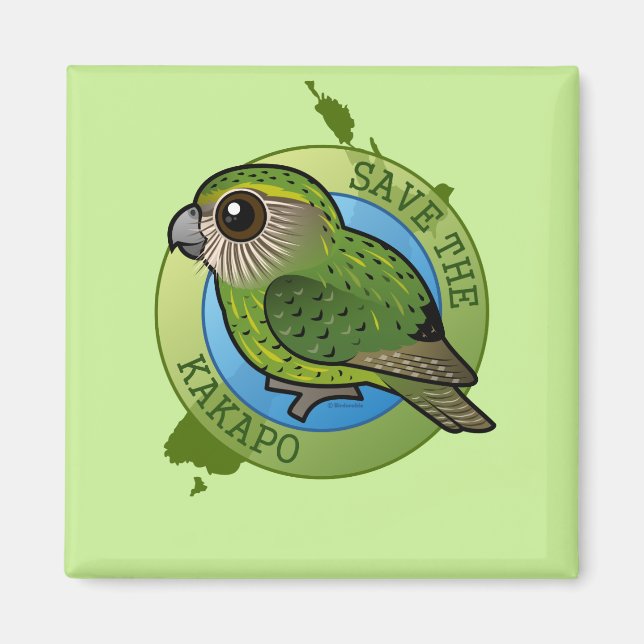 Íman Salve o Kakapo (Frente)