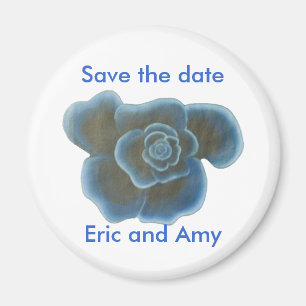 Íman Salve os ímanes da data, Blue Rose Painting