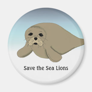 Íman Salve os Leões Marinhos