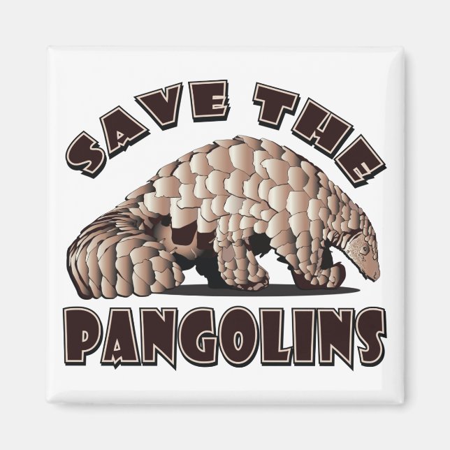 Íman Salve os Pangolins (Frente)