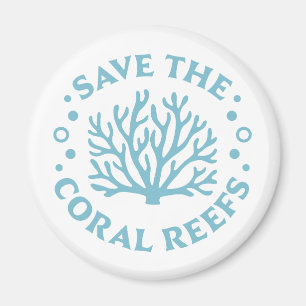 Íman Salve os recifes de coral estética costeira