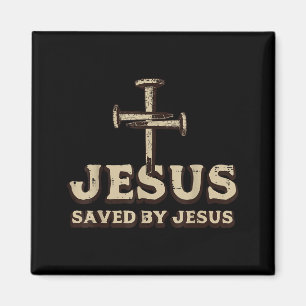 Íman Salvo pela Cruz de Jesus Cristão Religioso Deus Je