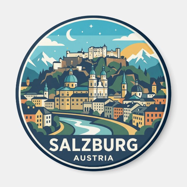 Íman Salzburgo Áustria (Frente)