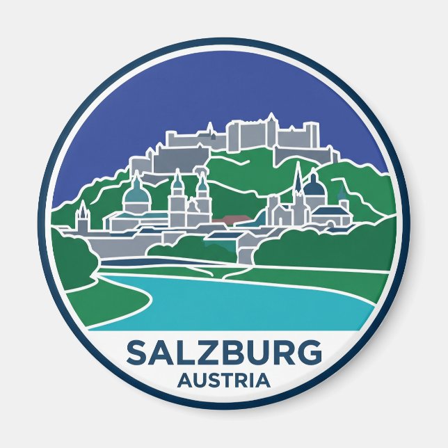 Íman Salzburgo Áustria (Frente)