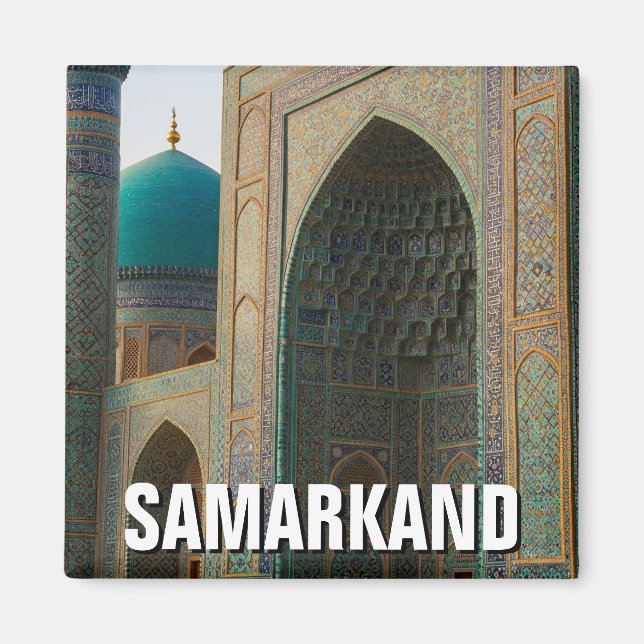 Íman Samarkand Uzbequistão Viagem (Frente)