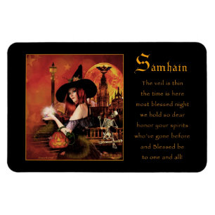 Íman Samhain Magical Witch Magnet