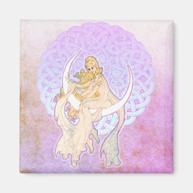 Íman Samhain saúda o Magnet da Deusa Lunar (Frente)