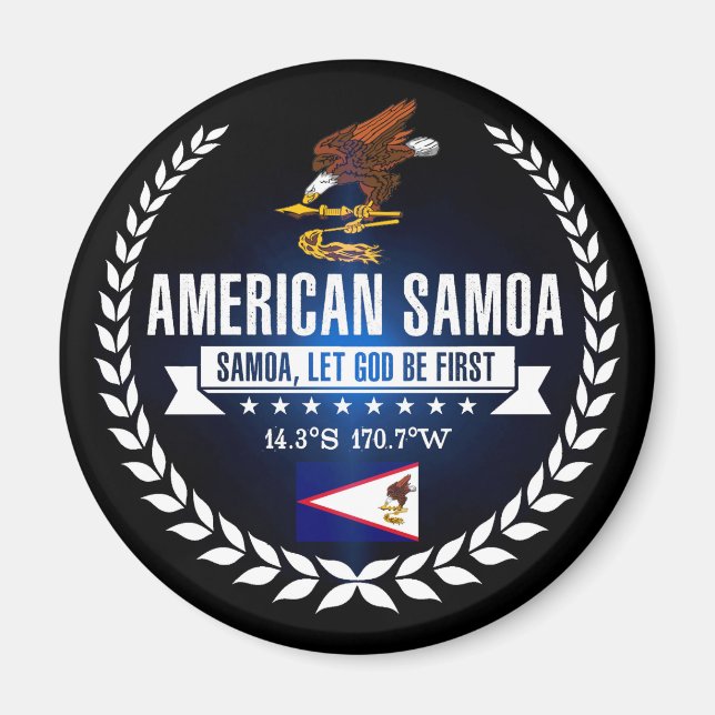 Íman Samoa Americanas (Frente)