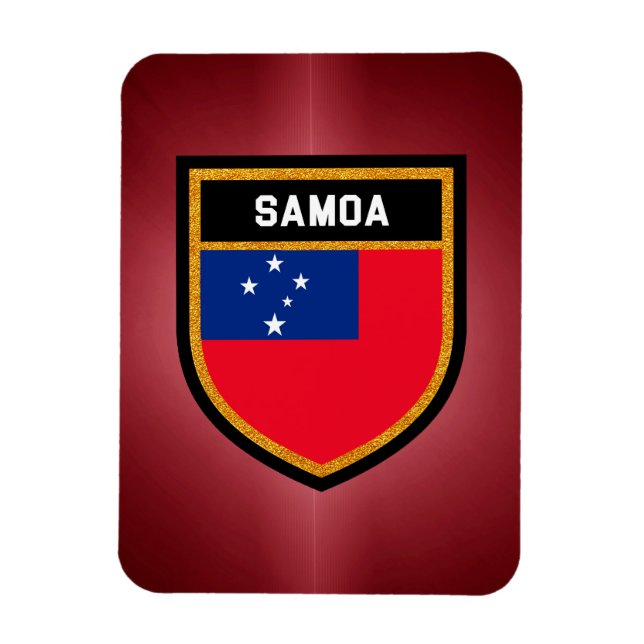 Íman Samoa Flag (Vertical)