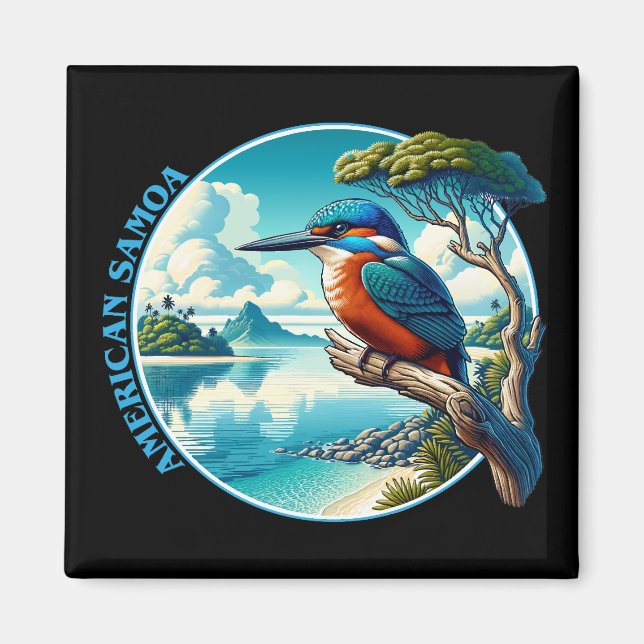 Íman Samoa Sul do Pacífico Americano (Frente)