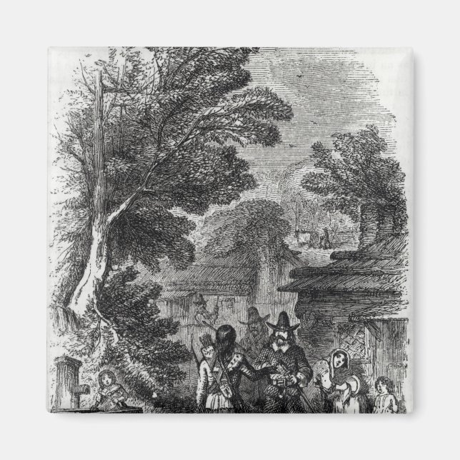 Íman Samoset, o visitante indiano (Frente)