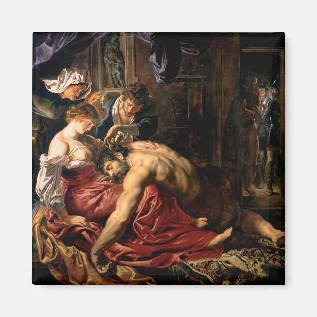 Íman Samson e Delilah, c.1609 (Frente)