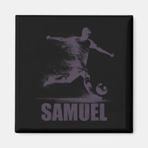 Íman Samuel Futebol Meninos Nome Personalizado Samuel 