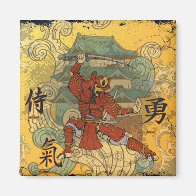 Íman Samurai (Frente)