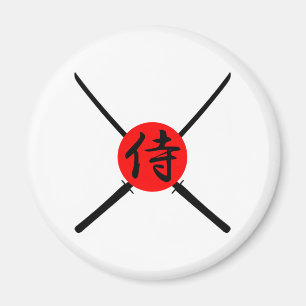 Íman SAMURAI - Espada & Kanji