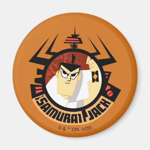 Íman Samurai Jack No Quadro Futurístico De Aku