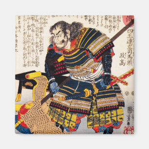 Íman Samurai japonês clássico tradicional legal do