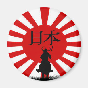Íman Samurai japonês e magnata patriótica de arte