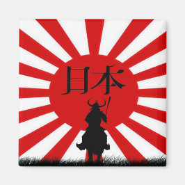 Íman Samurai japonês e magnata patriótica de arte