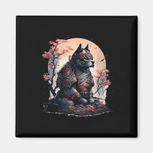 Íman Samurai Ninja Cachorro Japonês Tatuagem Gráfica Pa