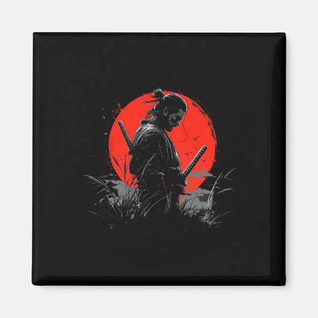 Íman Samurai Spirit Graphic Modern Warrior s (Frente)