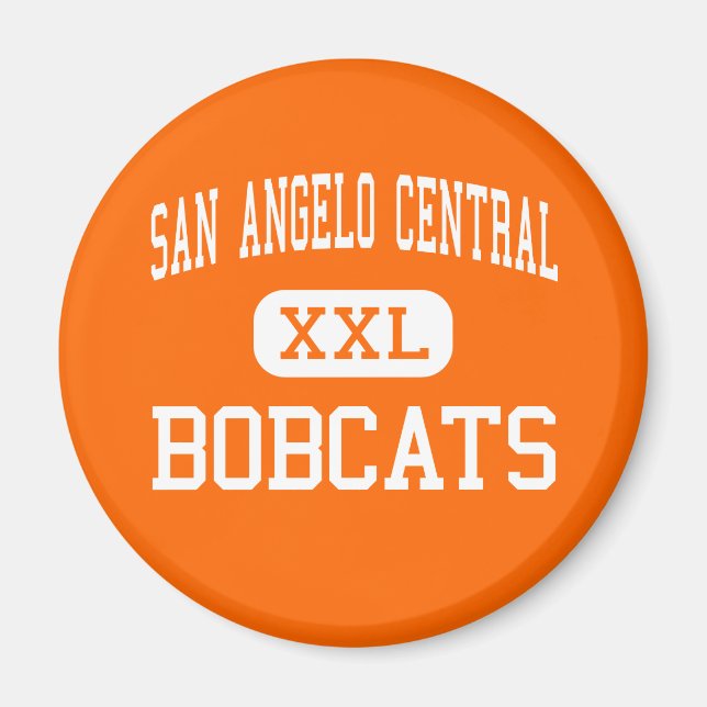 Íman San Angelo Central - Bobcats - Alto - San Angelo (Frente)