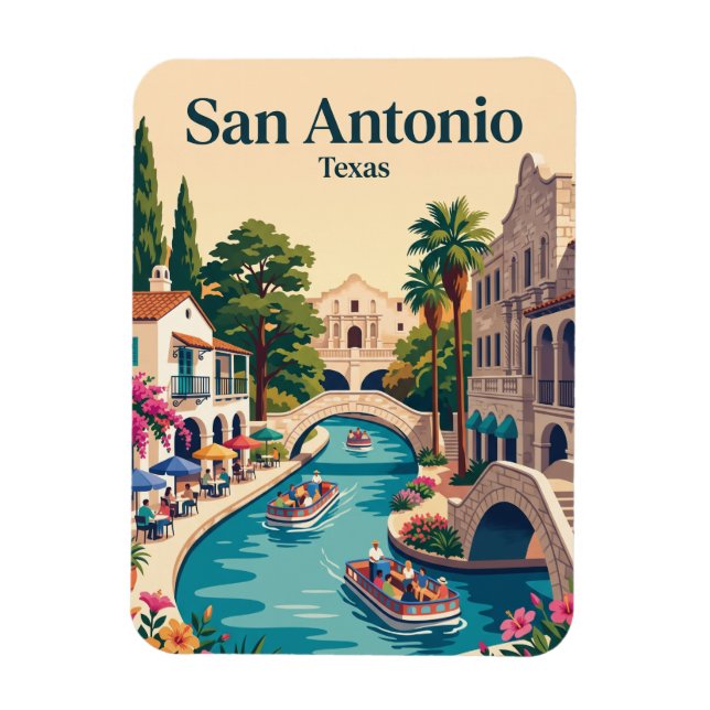 Íman San Antonio, Texas (Vertical)