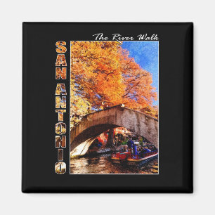 Íman San Antonio, Texas: Ponte da caminhada do rio