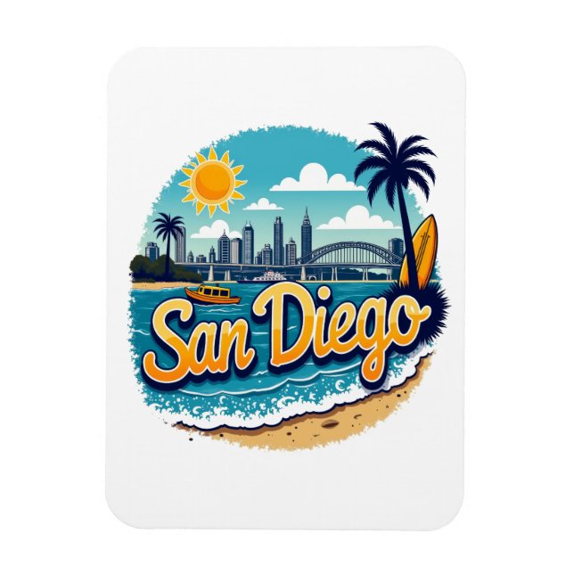 Íman San Diego (Vertical)
