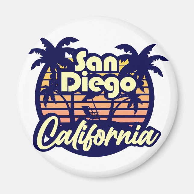 Íman San Diego California (Frente)