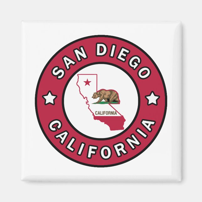 Íman San Diego California (Frente)