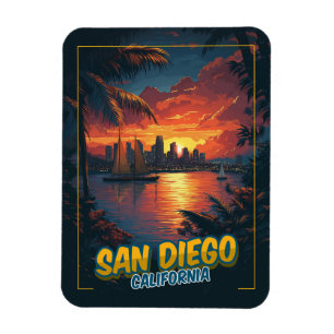 Íman San Diego, Califórnia - Estilo Vintage