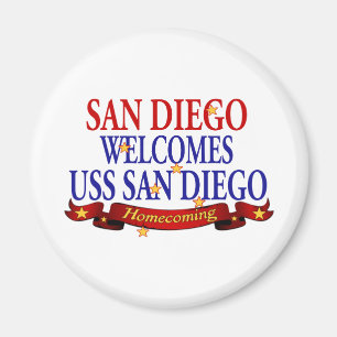 Íman San Diego dá boas-vindas a USS San Diego