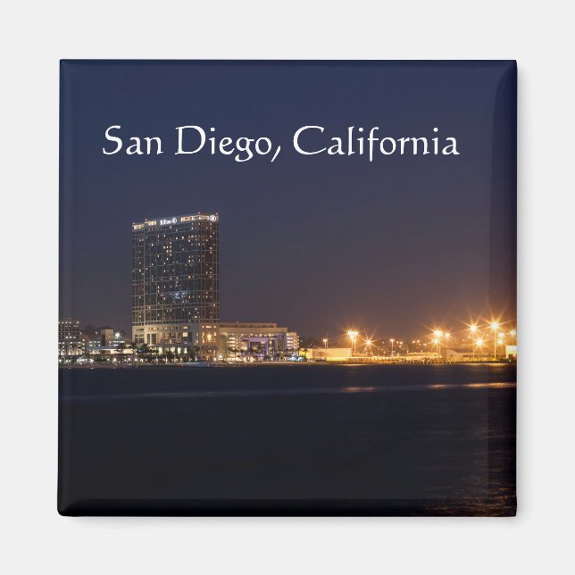 Íman San Diego Harbor à noite (Frente)