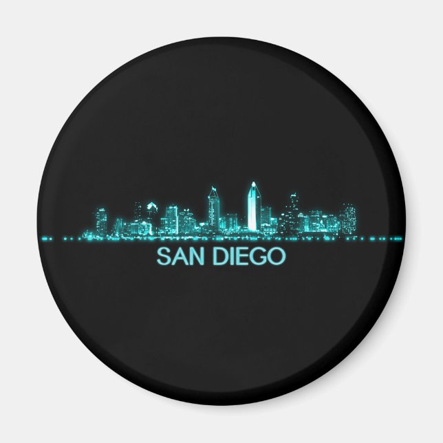 Íman San Diego Skyline (Frente)