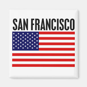 Íman San Francisco, bandeira dos Estados Unidos