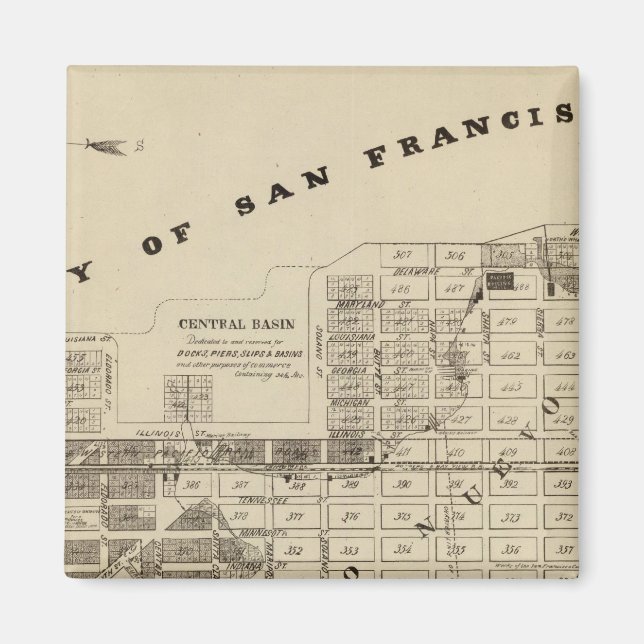 Íman San Francisco Bay Salt Marsh (Frente)