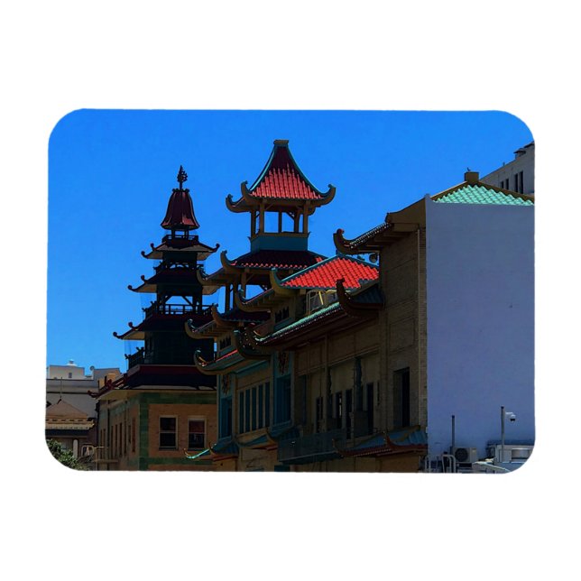 Íman San Francisco Chinatown #10 Magnet (Horizontal)