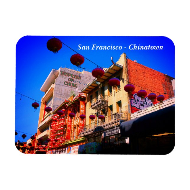 Íman San Francisco Chinatown nº 4 Magnet (Horizontal)